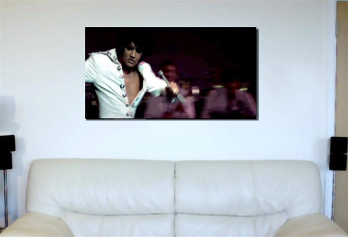 Depiction of Elvis7 on a drawing room wall.
